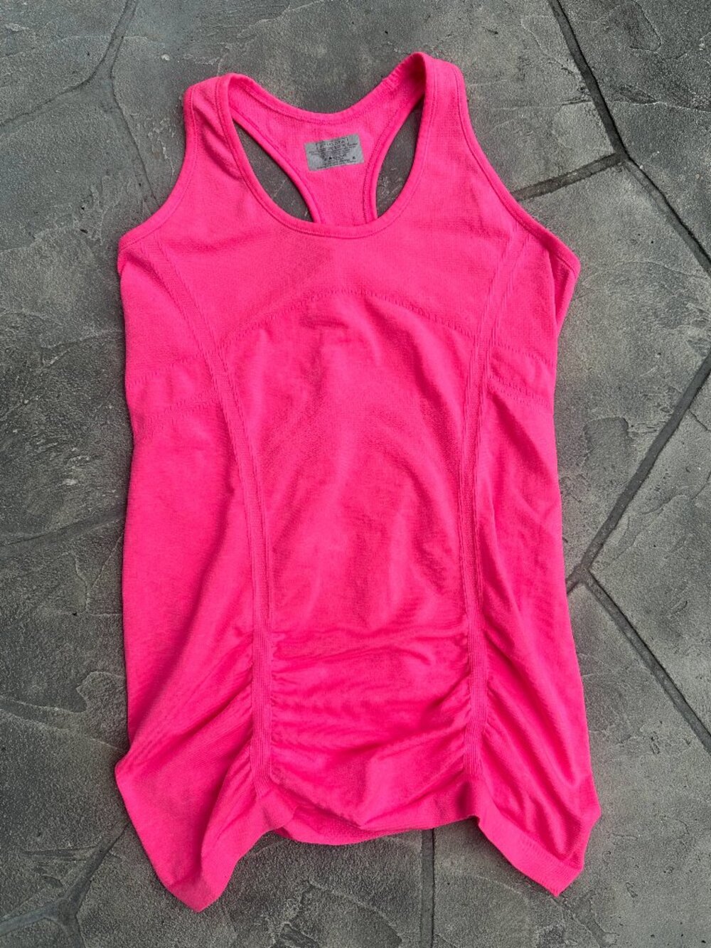 Athleta Fastest Track Women's Neon Pink Tank Top - Small